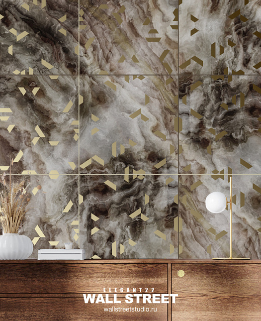Неокамень в интерьере артикул Marble 25389, Неокамень, Wall street